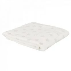 JARDIRICODECO Plaid Phosphorescent Etoile Blanc 120x150cm 7 JARDIRICODECO Plaid Phosphorescent Etoile Blanc 120x150cm -Plaid et couverture Soldes 53960402 3