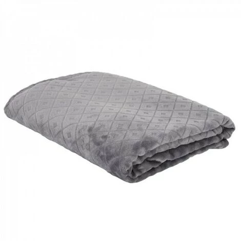 JARDIRICODECO Plaid Embosse Gris 140x200cm 5 JARDIRICODECO Plaid Embosse Gris 140x200cm – Image 3