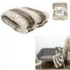 JARDIRICODECO Plaid Imit Fourrure Luxury 140x200cm -Plaid et couverture Soldes 53960490 1