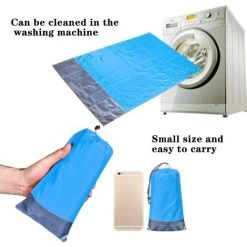 Tapis De Plage, 210x200cm Couverture De Pique-Nique, Imperméable Pliable Tapis De Picnic Portable, Imperméable Avec 4 Piquets Fixes Pour Plage, Camping, Picnic, Voyage, Randonnée, Parc,Starlight 11 Tapis De Plage, 210x200cm Couverture De Pique-Nique, Imperméable Pliable Tapis De Picnic Portable, Imperméable Avec 4 Piquets Fixes Pour Plage, Camping, Picnic, Voyage, Randonnée, Parc,Starlight -Plaid et couverture Soldes 54077822 5