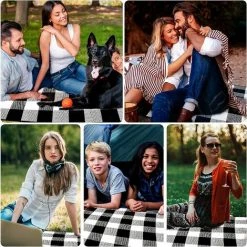 DECKON Esportic Couverture Tapis De Pique-Nique, Tapis De Plage, 200 X 200 Cm Couverture Picnic, Couverture Tapis De Pique-Nique Imperméable Résistant à L'humidité Pliable Portable Avec Des Poignées 10 DECKON Esportic Couverture Tapis De Pique-Nique, Tapis De Plage, 200 X 200 Cm Couverture Picnic, Couverture Tapis De Pique-Nique Imperméable Résistant à L'humidité Pliable Portable Avec Des Poignées -Plaid et couverture Soldes 54457756 4