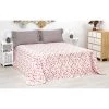 Baroni Home Couvre-lit Printemps En Coton Piquet Mixte. Quilt D'été Unique 170x260 Cm - Mosaïque Rose -Plaid et couverture Soldes 54729706 1