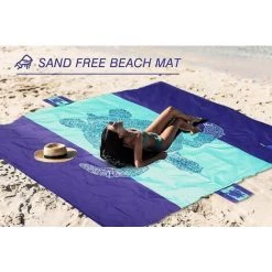 BENOBBY KIDS Couverture De Plage 200 Cm X 210 Cm Anti-sable Grande Couverture De Plage Maison Imperméable Coussin Léger Couverture De Pique-nique Portable En Plein Air Camping Couverture Grande Tortue(bleu) 11 BENOBBY KIDS Couverture De Plage 200 Cm X 210 Cm Anti-sable Grande Couverture De Plage Maison Imperméable Coussin Léger Couverture De Pique-nique Portable En Plein Air Camping Couverture Grande Tortue(bleu) -Plaid et couverture Soldes 54893416 5