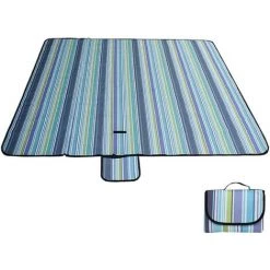 ZHUOXUAN Couverture De Pique-nique - Imperméable - Grand Et Compact - Sans Sable - Séchage Rapide - En Nylon - Léger - 198,1 X 198,1 Cm