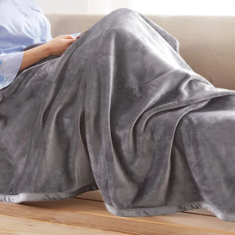 Hengda Couverture Câline, Couverture Vivante, Couverture 210 G/carré, Couverture Fourrure, Couverture Polaire, Super Douce - Gris 4 Hengda Couverture Câline, Couverture Vivante, Couverture 210 G/carré, Couverture Fourrure, Couverture Polaire, Super Douce - Gris – Image 2