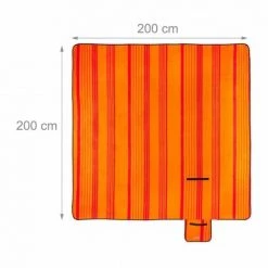 JARDIBRICODECO Couverture Pique-nique 200x200 Cm -Plaid et couverture Soldes 55316142 4