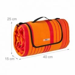 JARDIBRICODECO Couverture Pique-nique 200x200 Cm -Plaid et couverture Soldes 55316142 5