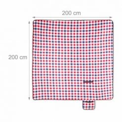 JARDIBRICODECO Couverture De Pique-nique 200x200 Cm -Plaid et couverture Soldes 55316157 4