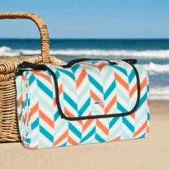 JARDIBRICODECO Couverture Pique-nique Motif Zigzag -Plaid et couverture Soldes 55316670 2