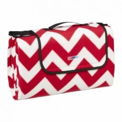 JARDIBRICODECO Couverture Pique-nique Motif Zigzag