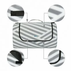 JARDIBRICODECO Couverture Pique-nique XXL 200x300 Cm -Plaid et couverture Soldes 55316678 3