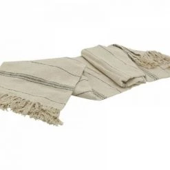 JARDIBRICODECO Plaid à Rayures En Coton -Plaid et couverture Soldes 55334603 4