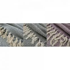 JARDIBRICODECO Plaid En Coton -Plaid et couverture Soldes 55334626 3