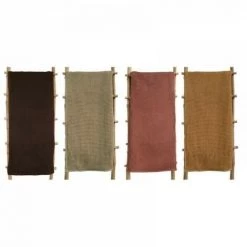 JARDIBRICODECO Plaid 100% Coton