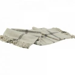 JARDIBRICODECO Plaid à Carreaux En Coton. -Plaid et couverture Soldes 55334795 4