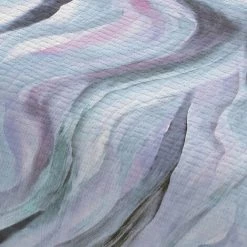 GUY LAROCHE Couvre-lit MAYA Bleu 180x270 Cm - Bleu -Plaid et couverture Soldes 55480596 3