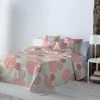 NAF NAF Couvre-lit SAPHIRA 230x270 Cm - Corail -Plaid et couverture Soldes 55481177 1