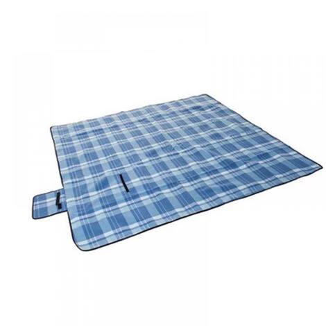 THSINDE Couverture Pour Pique-nique Avec Envers Imperméable 200 X 150 Cm-Peut Asseoir Environ 5-6 Personnes-bleu 5 THSINDE Couverture Pour Pique-nique Avec Envers Imperméable 200 X 150 Cm-Peut Asseoir Environ 5-6 Personnes-bleu – Image 3