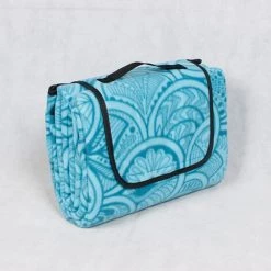 THSINDE Couverture Pique Nique Impermeable200*200,Nappe Exterieur Plaid Pique-Nique Tapis Picnic Lavable Pour Camping,Parc,Cour - Picnic Blanket Pliable Avec Poignée(Paon Bleu) 7 THSINDE Couverture Pique Nique Impermeable200*200,Nappe Exterieur Plaid Pique-Nique Tapis Picnic Lavable Pour Camping,Parc,Cour - Picnic Blanket Pliable Avec Poignée(Paon Bleu) -Plaid et couverture Soldes 55491930 2