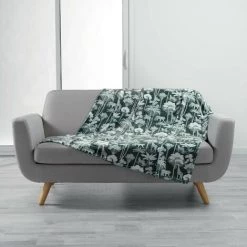 1001KDO POUR LA MAISON Plaid 125x150cm Equatorial Kaki