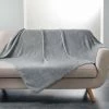 1001KDO POUR LA MAISON Plaid 125x150cm Domea Gris -Plaid et couverture Soldes 55497187 1
