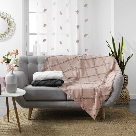 1001KDO POUR LA MAISON Plaid 125x150cm Calyssa Rose 4 1001KDO POUR LA MAISON Plaid 125x150cm Calyssa Rose – Image 2
