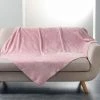 1001KDO POUR LA MAISON Plaid 125x150cm Domea Rose -Plaid et couverture Soldes 55497195 1