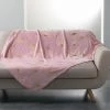 1001KDO POUR LA MAISON Plaid 125x150cm Bloomy Rose -Plaid et couverture Soldes 55497199 1