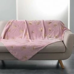 1001KDO POUR LA MAISON Plaid 125x150cm Bloomy Rose