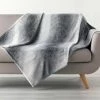 1001KDO POUR LA MAISON Plaid 125x150cm Louane Gris -Plaid et couverture Soldes 55497202 1