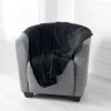 1001KDO POUR LA MAISON Plaid 125x150cm Miloux Noir -Plaid et couverture Soldes 55497211 1