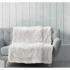 1001KDO POUR LA MAISON Plaid Couverture Imitation Fourrure Marilou Naturel