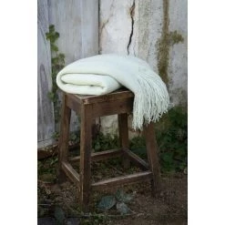 1001KDO POUR LA MAISON Plaid Maille A Franges 125x150cm Sacha D'eau