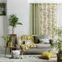 1001KDO POUR LA MAISON Plaid 125x150cm Equatorial Jaune 7 1001KDO POUR LA MAISON Plaid 125x150cm Equatorial Jaune -Plaid et couverture Soldes 55498149 3