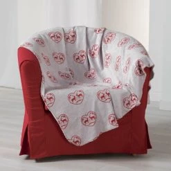 1001KDO POUR LA MAISON Plaid 125x150cm Edelweisse Naturel