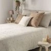 1001KDO POUR LA MAISON Couvre Lit 180x220cm Fileo Naturel