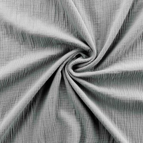 1001KDO POUR LA MAISON Chemin De Lit Gaze De Coton Angeliase Gris 5 1001KDO POUR LA MAISON Chemin De Lit Gaze De Coton Angeliase Gris – Image 3