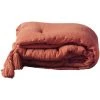 1001KDO POUR LA MAISON Chemin De Lit Gaze De Coton Angeliase Terracotta -Plaid et couverture Soldes 55502484 1