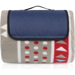 Homfa Couverture De Pique-Nique, Couverture Tapis Pliable, Imperméable Et Portable, Tapis De Plage Pour Camping, Voyage, Plage, Jardin, à 6 à 10 Personnes, 300 X 200 Cm
