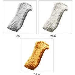 LIFCAUSAL Chunky Tricoté À La Main Épais Couverture Fil À La Main En Gros Tricot Jeter Canapé Couverture Pour Chambre Salon -Plaid et couverture Soldes 55635150 5