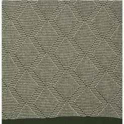 OZAIA Plaid 100% Coton LESAKA - 130 X 170 Cm - Kaki - Vert Olive -Plaid et couverture Soldes 55882030 5