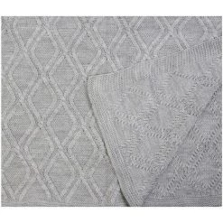 OZAIA Plaid ORMELLO - 130 X 170 Cm - Gris - Gris -Plaid et couverture Soldes 55882704 5