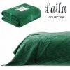 FLHF Couvre-lit Matelassé Vert Bouteille 170X210 2 FLHF Couvre-lit Matelassé Vert Bouteille 170X210 -Plaid et couverture Soldes 55948765 1