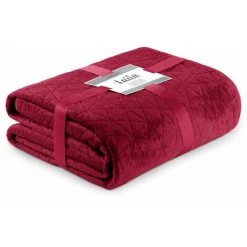 FLHF Couvre-lit Matelassé Amarante + Lilas 170X210 7 FLHF Couvre-lit Matelassé Amarante + Lilas 170X210 -Plaid et couverture Soldes 55948822 2