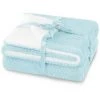 FLHF Couverture Doudou Double Face Bleu Bébé, 70x150 Cm 1 FLHF Couverture Doudou Double Face Bleu Bébé, 70x150 Cm -Plaid et couverture Soldes 55948881 1
