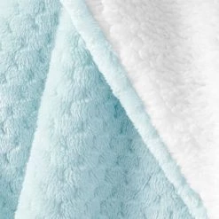 FLHF Couverture Doudou Double Face Bleu Bébé, 70x150 Cm 9 FLHF Couverture Doudou Double Face Bleu Bébé, 70x150 Cm -Plaid et couverture Soldes 55948881 3