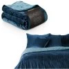 FLHF Couvre-lit Double Face Bleu Foncé, Bleu Clair 170X210 - Bleu Foncé, Bleu Clair 2 FLHF Couvre-lit Double Face Bleu Foncé, Bleu Clair 170X210 - Bleu Foncé, Bleu Clair -Plaid et couverture Soldes 55949022 1