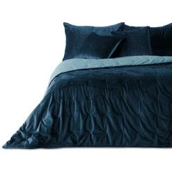 FLHF Couvre-lit Double Face Bleu Foncé, Bleu Clair 170X210 - Bleu Foncé, Bleu Clair 9 FLHF Couvre-lit Double Face Bleu Foncé, Bleu Clair 170X210 - Bleu Foncé, Bleu Clair -Plaid et couverture Soldes 55949022 4