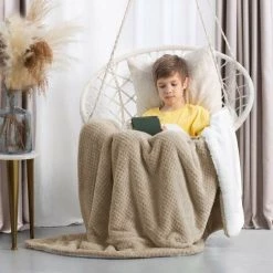 FLHF Couverture Double Face Cappuccino, 220x240 Cm -Plaid et couverture Soldes 55949111 5