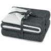 FLHF Couverture Graphite Double Face, 70x150 Cm 2 FLHF Couverture Graphite Double Face, 70x150 Cm -Plaid et couverture Soldes 55949116 1